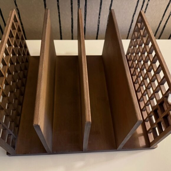 MARIE KONDO CONTAINER STORE BAMBOO ORGANIZER SHOJI BAMBOO COLATOR - Picture 1 of 6